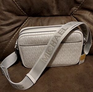 Michael Kors White Belt Bag